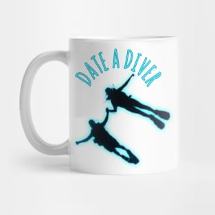 Scuba diving t-shirt designs Mug